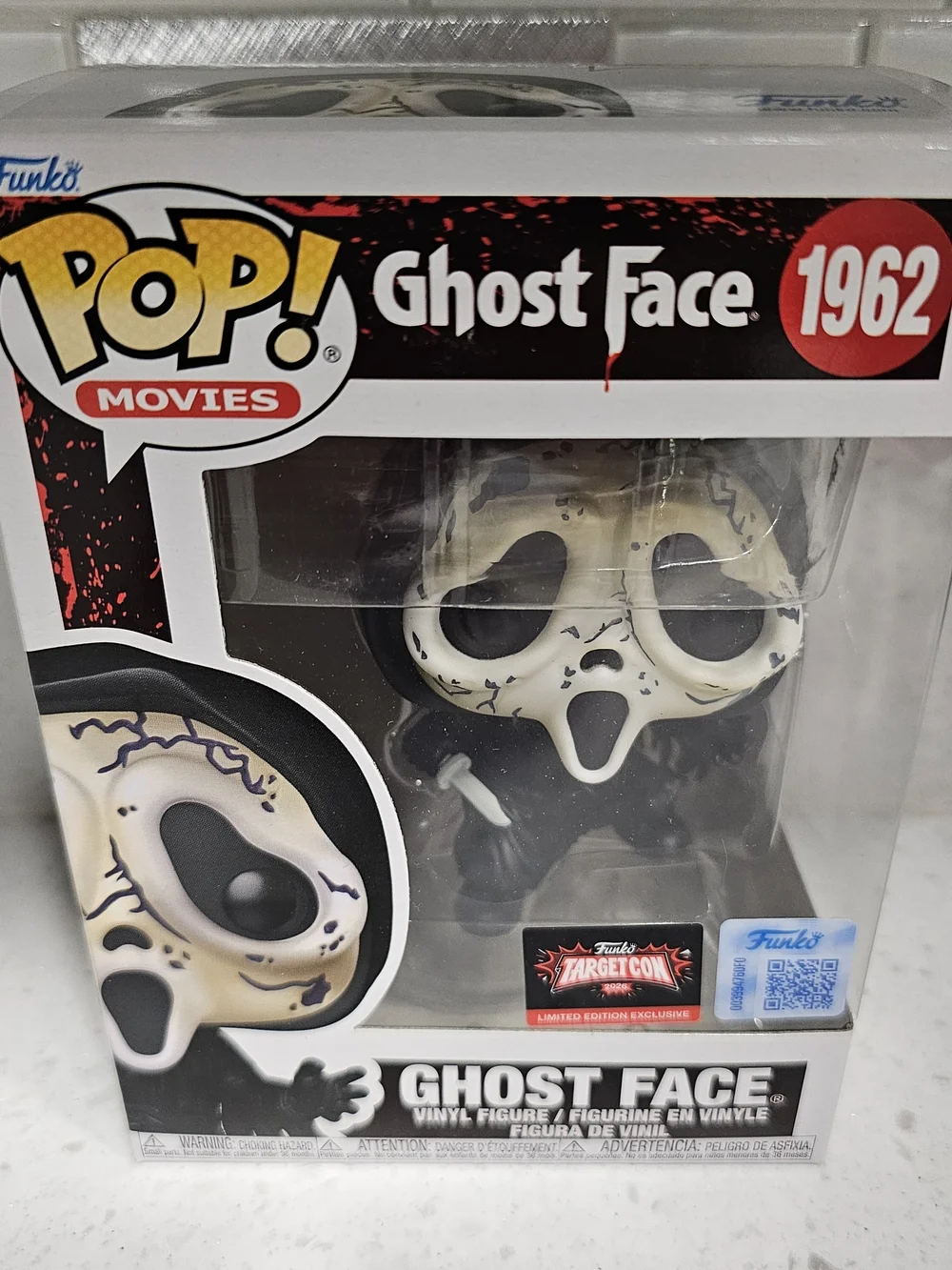 Funko POP! Ghost Face #1962 (Distressed Mask) Target Con 2026 Exclusive - Picture 2 of 7